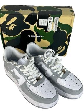 Bathing Ape Bape Sta Patent Leather Sneakers 10.5
